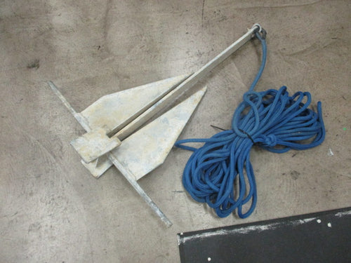 Used 18 Hocker Super Hooker Galvanized Fluke Style Anchor 76'