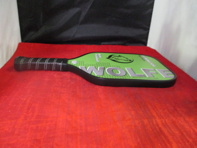 Load image into Gallery viewer, New Wolfe Eliminator Elongated Generation 2 Pickleball Paddle - Green
