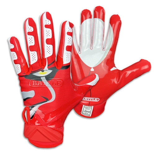 Load image into Gallery viewer, New Battle Clown Cloaked Football Receiver Gloves Youth Size XL
