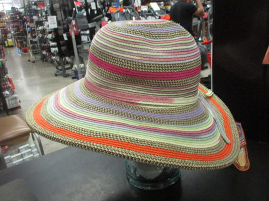 Scala Multi Tone Paper Braid Hat UPF 50+