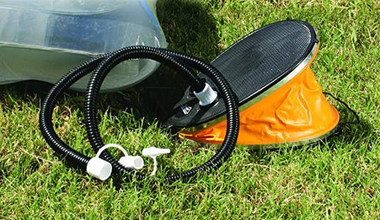 New Texsport Deluxe High Volume Bellows Foot Air Pump