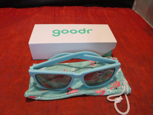 Load image into Gallery viewer, New Goodr Electric Dinotopia Carnival Sunglasses
