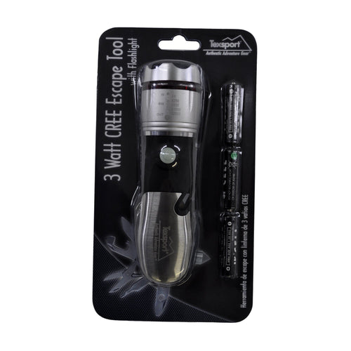 New Texsport 3 Watt CREE Escape Tool with Flashlight