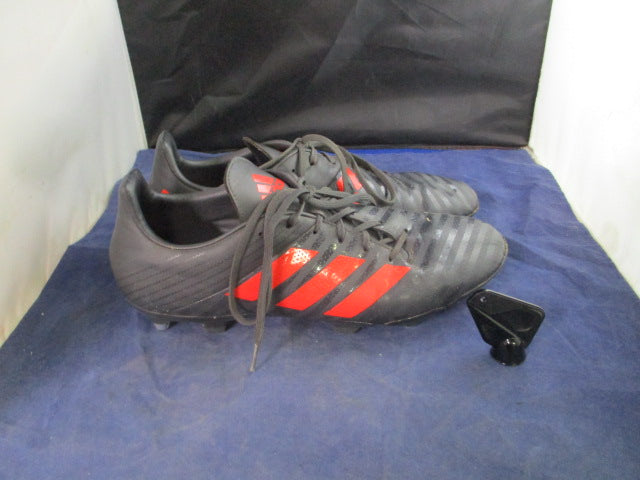 Load image into Gallery viewer, Used Adidas Malice SG Rugby Boots Adult Size 13.5 w/ tool
