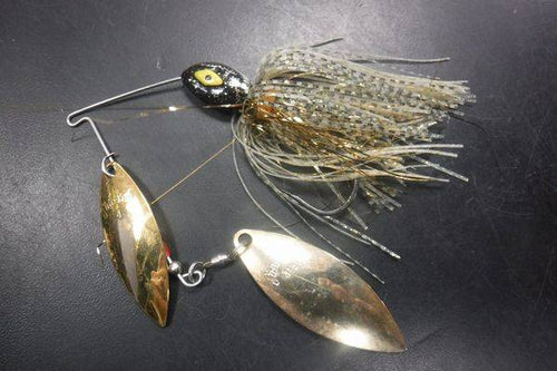 Used Strike King 4 1/2 Gold/Black Bass Spinner Bait Lure