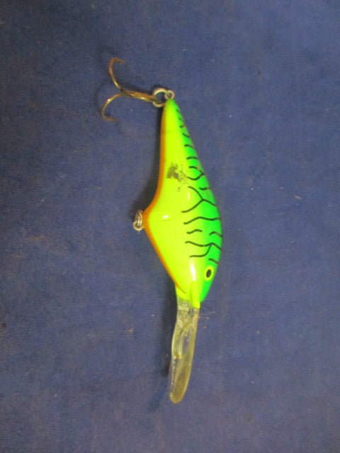 Load image into Gallery viewer, Used Berkley Frenzy Fishing Lure Bait - Fire Tiger - missing one hook
