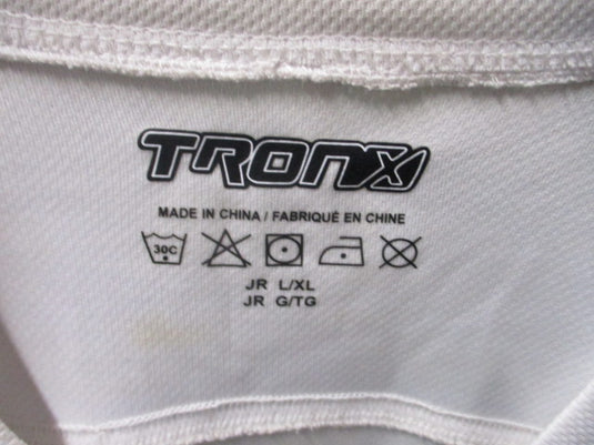 Used TronX Part of the Pack AZ Ice Mission #12 Youth Size L/XL - stains on arms