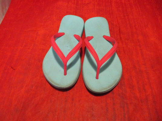 Used Blue Flip Flops Youth Size 2/3