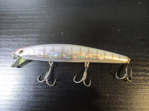 Used Lucky Craft Aurora Barred Surf Perch Jerk Bait